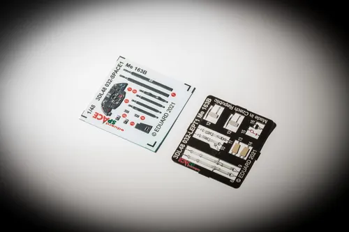 MW22 EDUARD 3DL48032 ME 163B SPACE 1/48 3D DECAL for GASPATCH MODELS