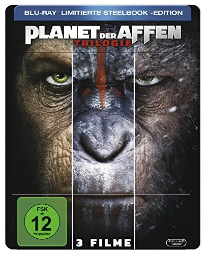 Planet Der Affen Trilogie Steelbook [Blu-ray]