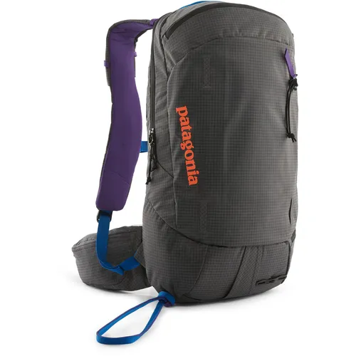 Patagonia Snowdrifter 20L - Kompakter Skitourenrucksack - Skitourenrucksack in Grau, 20 l - S, wasserdicht und mit beschichtetem Außenmaterial für optimale Wetterbeständigkeit. Ideal für Skitouren und Abenteuer in den Bergen!