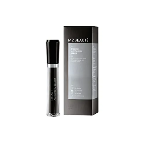 M2 BEAUTÉ Wimpern-Wachstumsbooster - EYELASH ACTIVATING SERUM 4 ml - Augenpflege: Fördert Wimpernwachstum & Dichte nach 6-8 Wochen mit Biotin, Hyaluron und Provitamin B5 für gesunde, lange Wimpern.