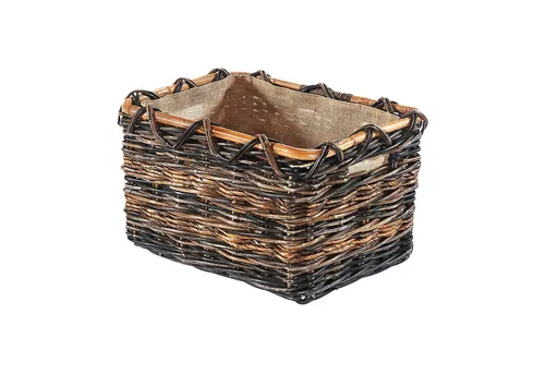 Kobolo Kaminholzkorb aus Rattan und Bananenblatt, M - Kaminholzkörbe, handgefertigt aus nachhaltigen Materialien, ideal für eine stilvolle und umweltfreundliche Lagerung von Kaminholz.
