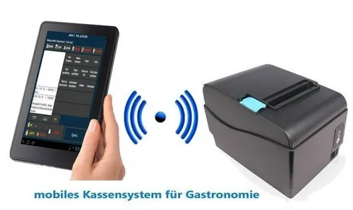 Mobile Kasse für Restaurant, Cafe: Bestellterminal, Bondrucker, Kassensoftware