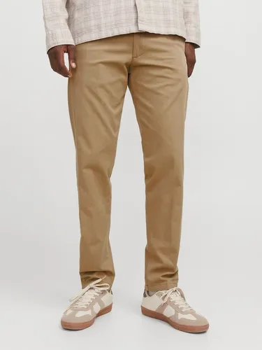 Jack & Jones JPSTKANE BARRET CHINO NOOS, Elmwood - Stretchhose aus 98% Baumwolle mit elastischen Eigenschaften, ideal für modische Outfits und bequemes Tragen. Pflegeleicht und perfekt für den Alltag.