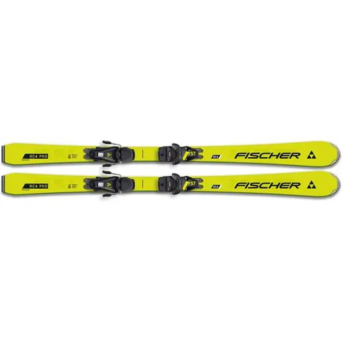 FISCHER Kinder Racing Ski RC4 PRO JRS + FS 7 CA JRS - Drehfreudiger Jugendrennski für vielseitige Einsätze, ideal für junge Sportler. Entdecke hochwertige Sportartikel und Bekleidung für aktive Abenteuer im INTERSPORT Online Shop.