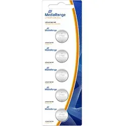MediaRange Knopfzellen Batterien CR1620 5