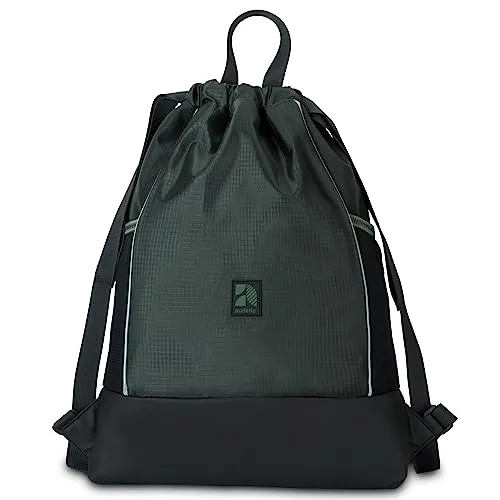 audetic Turnbeutel "Fit" für Kinder, Teenager und Erwachsene - Beutelrucksäcke für Schule, Freizeit und Sport mit ergonomischem Design und cleveren Fächern für Smartphone und Wertsachen. Ideal für aktive Lebensstile.