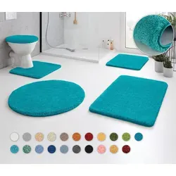 Kleine Wolke Badematte RELAX, rutschhemmend und fußbodenheizungsgeeignet - Badteppich aus 100% Polyacryl mit rutschhemmender Beschichtung, ideal für Sicherheit und Komfort im Badezimmer. Maschinenwaschbar und in verschiedenen Farben erhältlich.