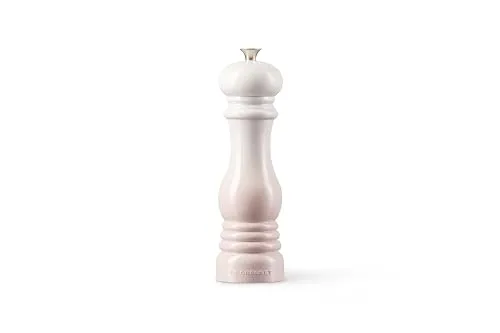 Le Creuset Salzmühle Shell Pink - Küchenhelfer mit korrosionsbeständigem Keramikmahlwerk, ergonomischem Griff und leichtem ABS-Kunststoff für müheloses Nachfüllen und einfache Reinigung.