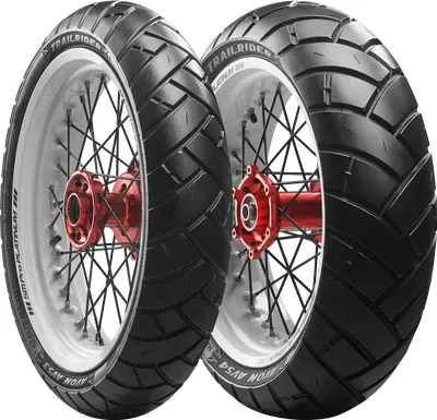 Avon TRAILRIDER BLK M+S 110/80 R19 59V Sommerreifen - Motorradreifen mit hervorragendem Grip und Stabilität, ideal für Abenteuerfahrten und verschiedene Wetterbedingungen.