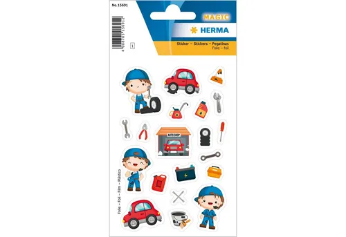 HERMA Sticker Herma Sticker MAGIC Der kleine Mechaniker 1 Bl