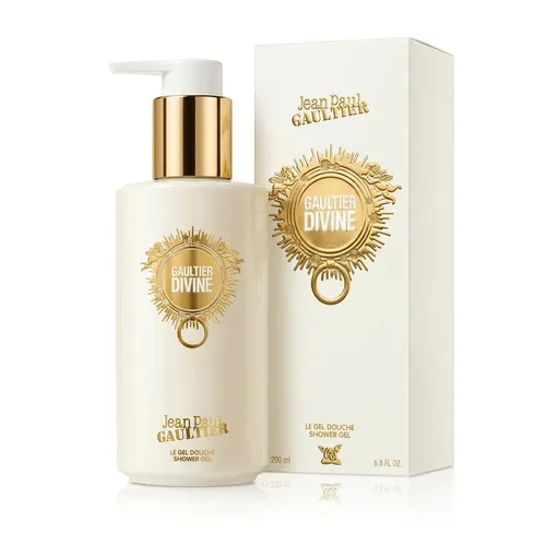 Jean Paul Gaultier Divine Shower Gel 200 ml - Duschgel für Frauen, luxuriöse Reinigung mit einem verführerischen Duft für ein sinnliches Duscherlebnis.