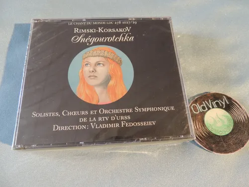 Sealed 3 CD Box Rimski-Korsakov Snegourotchka 1990 France |