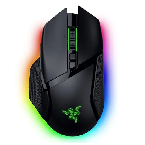 Razer Basilisk V3 Pro 35K - Anpassbare kabellose Gaming-Maus mit RGB - Erlebe die ultimative Präzision mit dem Razer Focus Pro 35K Sensor und 13 anpassbaren Tasten. Ideal für Gamer, die Wert auf individuelle Steuerung und lange Spielzeiten legen.