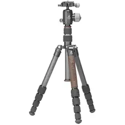 LEOFOTO Carbon-Dreibeinstativ LX-225CT Urban + Ballhead XB-32Q - Stativ für Städtereisen, extrem leicht und kompakt, inklusive Kugelkopf und praktischer Tasche für unterwegs.