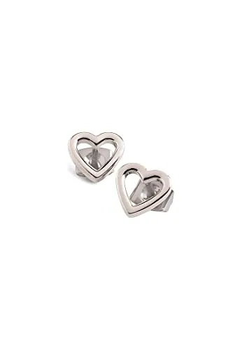 Boccia Ohrstecker Herzform aus Reintitan - Ohrringe für Mädchen, aus hautfreundlichem und antiallergischem Reintitan, romantisches Design in Herzform, ideal als Geschenk für jeden Anlass.