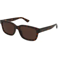 Gucci Sonnenbrille GG1583S 002 Havana Braun für Herren - Stilvolle Sonnenbrille in Havana mit UV400 Schutz, ideal für modebewusste Herren, die einen eleganten Look schätzen.