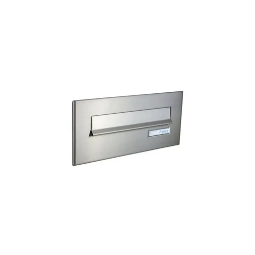 Letterbox24 Durchwurfbriefkasten Edelstahl Briefkasten Frontplatte