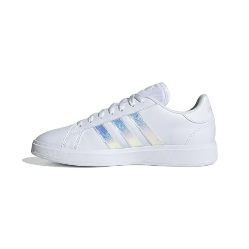 adidas Damen Grand Court Base 2.0 Schuhe - Stilvoll und Bequem - Damen-Sneaker mit regulärer Passform, aus hochwertigem Synthetikleder für optimalen Tragekomfort und eine Gummiaußensohle für besten Halt.