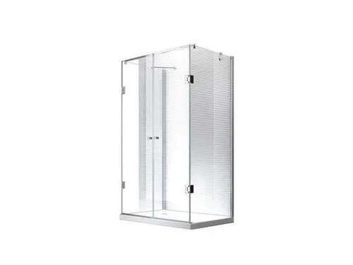 Glaszentrum Hagen Ares U-Duschkabine 80x100x80x195 cm - Elegante Eckdusche aus Sicherheitsglas, ideal für Ihr Badezimmer. Funktionales Design und hohe Qualität für komfortable Duscherlebnisse.