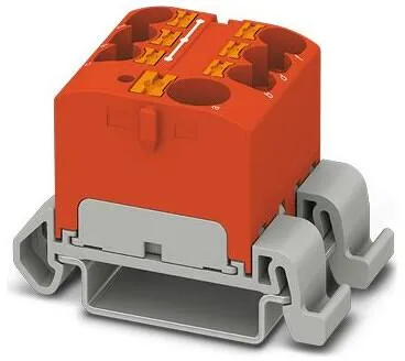 Phoenix Contact 3273728 Verteilerblock Zugfeder Rot 8St. - Platzsparend, kompakte Bauform mit flexibler Direktmontage und idealen Prüfmöglichkeiten