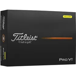 Titleist Golfbälle Pro V1 2025 - 12er Pack - Titleist Golfbälle Pro V1 2025 bieten herausragende Distanz und Kontrolle. Mit innovativem Kern für mehr Geschwindigkeit und optimiertem Dimple-Design für konstanten Flug sind sie ideal für ambitionierte Golfer.