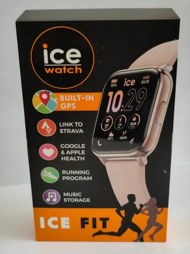 ICE-WATCH Ice fit 1.0 Rose-Gold Nude - Smarte Sportuhr mit Silikonarmband - Armbanduhren für Damen: Die ICE fit Smartwatch vereint elegantes Design mit Funktionen wie GPS und Herzfrequenzmesser, ideal für sportliche Aktivitäten.