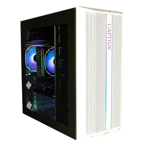 CAPTIVA Gaming-PC "Advanced Gaming R95-927" - Leistungsstarker Gaming-PC mit kompakten Abmessungen (24,5 x 54,5 x 53,5 cm) und nur 11,3 kg. Ideal für das Gaming-Erlebnis und mit deutscher Bedienungsanleitung.
