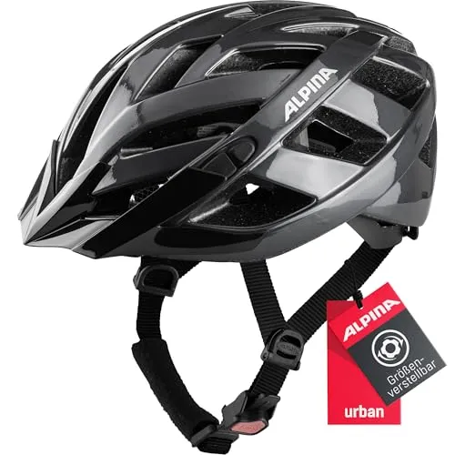 ALPINA PANOMA Classic - Leichter Touren Fahrradhelm mit LED-Licht - Fahrradhelm mit optimaler Belüftung und geringem Gewicht, hergestellt in Deutschland. Insektennetz und optionales LED-Licht für beste Sichtbarkeit.