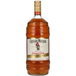 Captain Morgan Original Spiced Gold 1,5l - Aromatischer Rum in praktischer Barrel Bottle, perfekt für Abenteuer und gesellige Abende