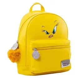Looney Tunes Rucksack "Tweety" CD1403 - Gelb, Einheitsgröße - Offiziell lizenzierter Looney Tunes Rucksack mit fröhlichem Tweety-Design. Ideal für Schule oder Freizeit, bietet er viel Stauraum und verstellbare Schulterriemen für optimalen Komfort.
