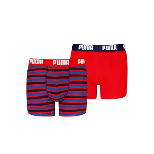 Puma Boys Everyday Striped Boxers 2P