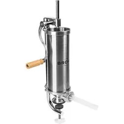 BROWIN® Manuell Wurstfüller aus Edelstahl 311007 | Wurstmaschine für Küche und Restaurants - Fleischwölfe für die Herstellung von Würsten, Cevapcici und Cannelloni – präzise Kontrolle und einfache Handhabung für individuelle Wurstkreationen.