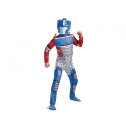 Liragram Transformatoren Hasbro Optimus Deluxe Kinderkostüm - Kostüm für Kinder 4-6 Jahre, verwandelt dein Kind in den legendären Optimus Prime für unvergessliche Abenteuer!