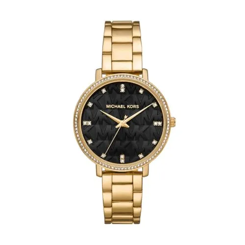 MICHAEL KORS MK4916 Damen Analog Quarz Uhr - Elegante Armbanduhr mit 38-mm-Gehäuse, kratzfestem Mineralglas und wasserdicht bis 50 m, perfekt für stilbewusste Frauen.