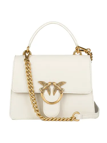 Pinko Love One Top Handle Mini Light Tasche - Damen-Henkeltaschen aus weichem Leder mit ikonischer Love Birds Schnalle, perfekt für jeden Anlass und als Geschenk für besondere Menschen.