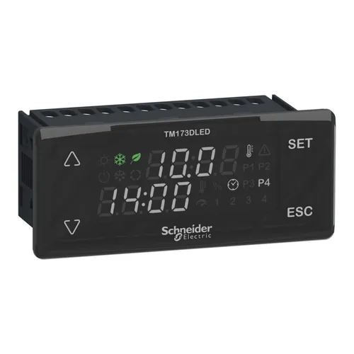 Schneider Electric TM173DLED Grafik-Panel M173 mit Remote Display - Grafik-Panel von Schneider Electric, Modell TM173DLED, mit LED-Anzeige und kompakter Bauform, ideal für die Integration in speicherprogrammierbare Steuerungen.