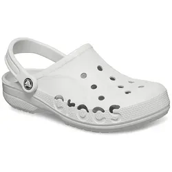 Crocs Baya Flip-Flops M 10126-100 - Weiß - Größe 46 - Pantoletten mit einzigartigem Belüftungssystem, wasserdicht und geruchsresistent. Ideal für Garten, Schwimmbad oder Freizeit. Leicht und bequem dank Croslite-Material.