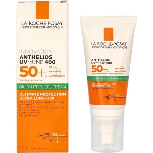 Anthelios Dry Touch Cremegel SPF50+ La Roche Posay 50ml - Leichte Gel-Creme mit hohem Lichtschutzfaktor für optimale Hautpflege. Ideal für den täglichen Einsatz bei sonnigen Bedingungen.