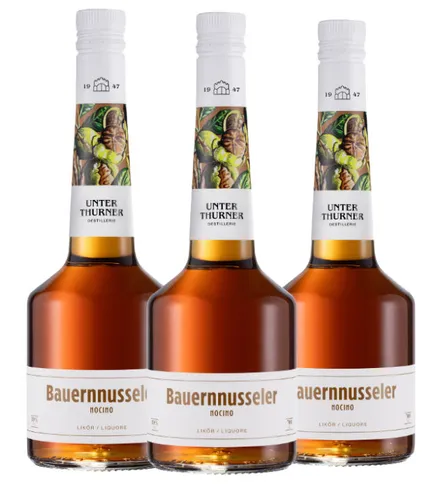 Unterthurner Bauernnusseler 3 x Paket - Entdecken Sie das exklusive 3er Set Bauernnusseler Nocino Walnuss-Grappa-Likör von Unterthurner – ideal für besondere Anlässe und Genießer. Jetzt zugreifen! Sie werden begeistert sein!}