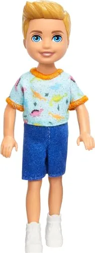 Barbie - Chelsea HXM98 - Puppe für kreative Spielabenteuer, ideal für Kinder ab 3 Jahren; fördert Fantasie und Geschichtenerzählen.