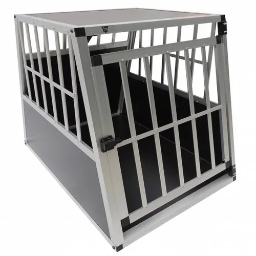 SPOCADO "Villa" Hunde Transportbox 91 x 69 x 65 cm schwarz/grau 136588477-136588465
