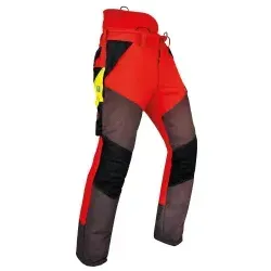 Pfanner® Forst- und Schnittschutzhose GLADIATOR-EXTREM Kl. 1, rot 102192-40 , 1 Stück, Größe: 3XL