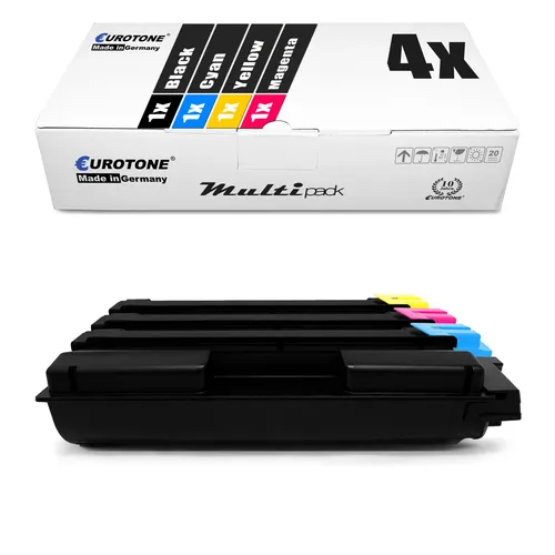 4x Toner f�r Kyocera FS-C 2026 2126 2526 2626 5250 MFP DN plus TK-590 CMYK