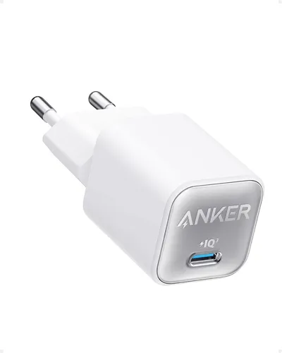 Anker USB C Ladegerät 30W GaN 511 Nano 3 - Kompaktes Schnellladegerät - Klein aber leistungsstark: Mit 30W in nur 2,8cm Größe ideal für Smartphones, Tablets und mehr. Hochgeschwindigkeitsladung und integrierter Ladeschutz für Sicherheit und Effizienz.