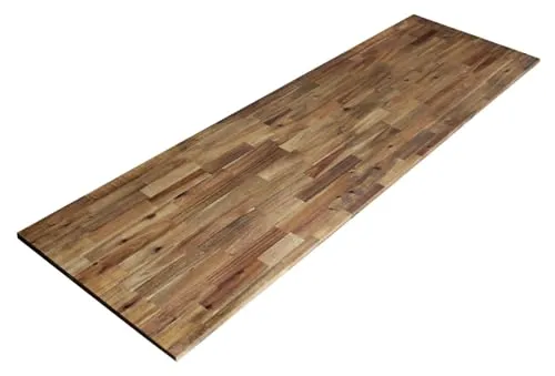 Primaster Umleimer Leimholz Akazie 200 x 60 cm x 18 mm - Naturholz für qualitativ hochwertige Möbel und langlebige Anwendungen