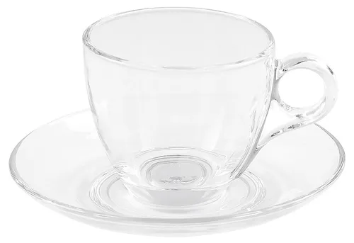Axentia 2023 Teeglas mit Untertasse | GLAS
