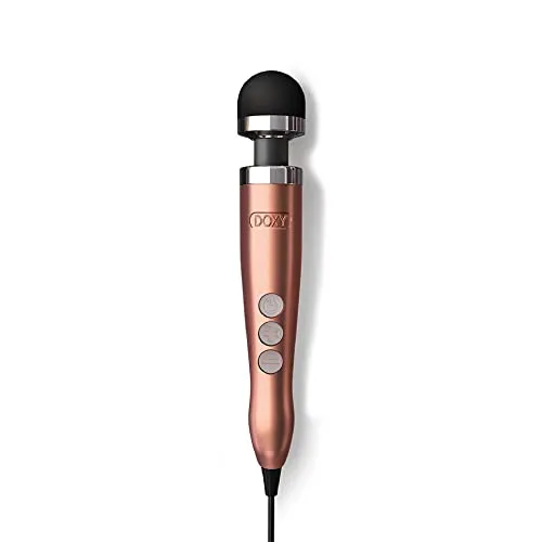 Doxy Die Cast 3 Magic Wand Vibratoren für Frauen - Doxy Premium-Massagestab Roségold - Magic Wand Vibration für Frauen