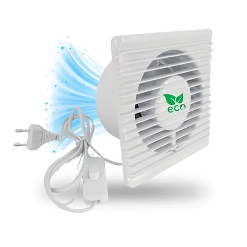 TronicXL 100mm Grow Lüfter Ventilator - Belüftungsgerät für Growboxen, ideal als Zuluft- oder Abluftventilator mit hoher Drehzahl von 2400 U/min und einfachem 100mm System für optimale Luftzirkulation.