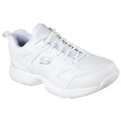Skechers DIGHTON BRICEL SR Sicherheitsschuh Weiß 37 EU - Robuster Sicherheitsschuh in Größe 37 EU, ideal für den Alltag. Aus Synthetik mit runder Schuhspitze und griffiger Gummi-/Synthetiksohle für sicheren Halt.