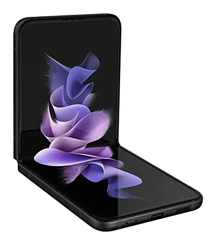 Samsung Galaxy Z Flip 3 5G 256GB schwarz Dual SIM - Kompaktes Design, große Leistung mit IPX8-Zertifizierung und doppelter Rückfahrkamera für beeindruckende Selfies